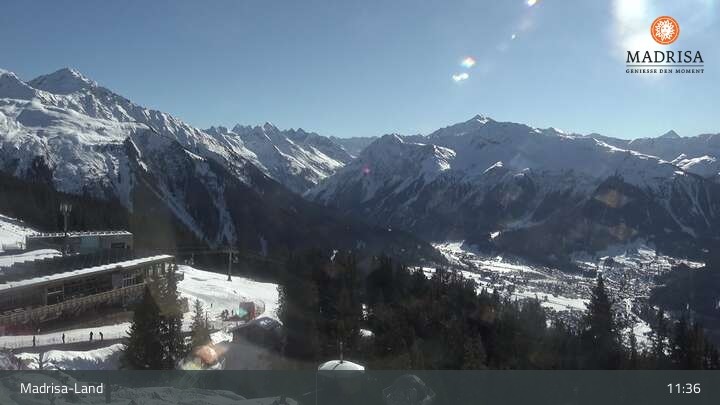 Archiv Foto Webcam Klosters: Madrisa-Land