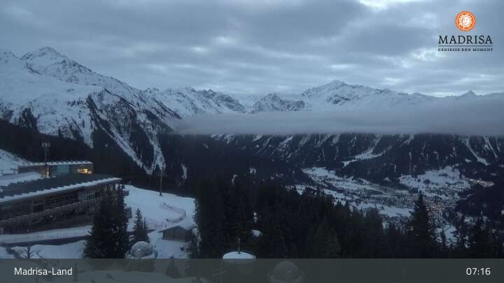 Archiv Foto Webcam Klosters: Madrisa-Land