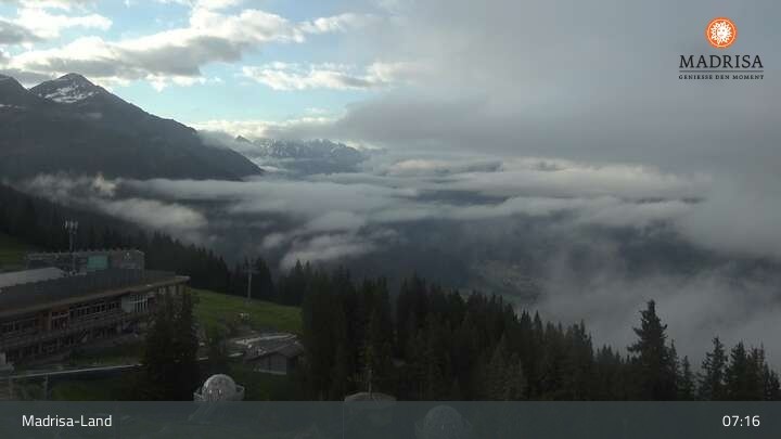 Archiv Foto Webcam Klosters: Madrisa-Land