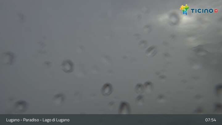 Archiv Foto Webcam Lugano - Paradiso: Monte San Salvatore