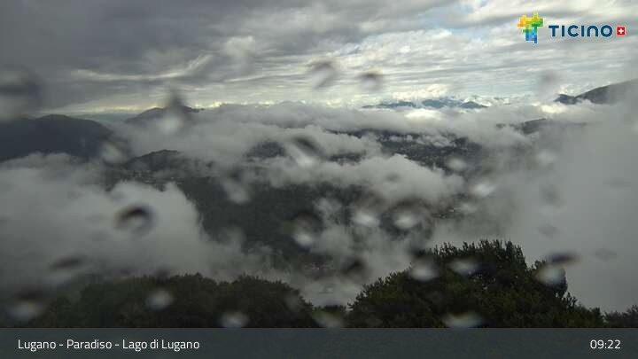 Archiv Foto Webcam Lugano - Paradiso: Monte San Salvatore