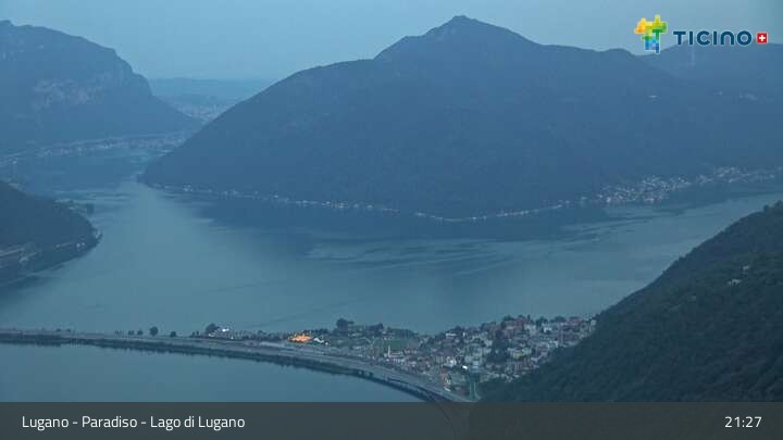 Archived image Webcam Monte San Salvatore (Lugano - Paradiso)