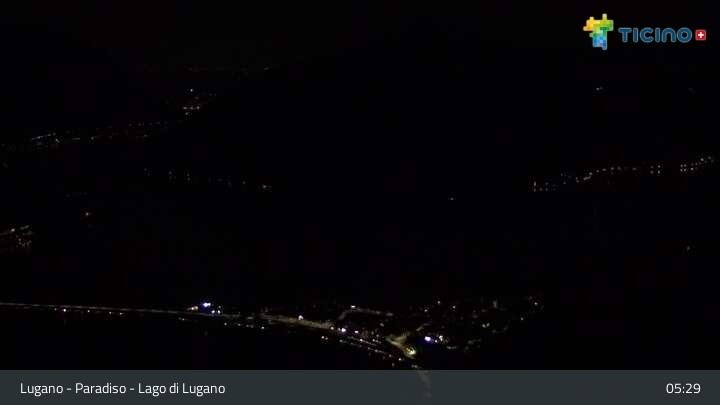 Archiv Foto Webcam Lugano - Paradiso: Monte San Salvatore