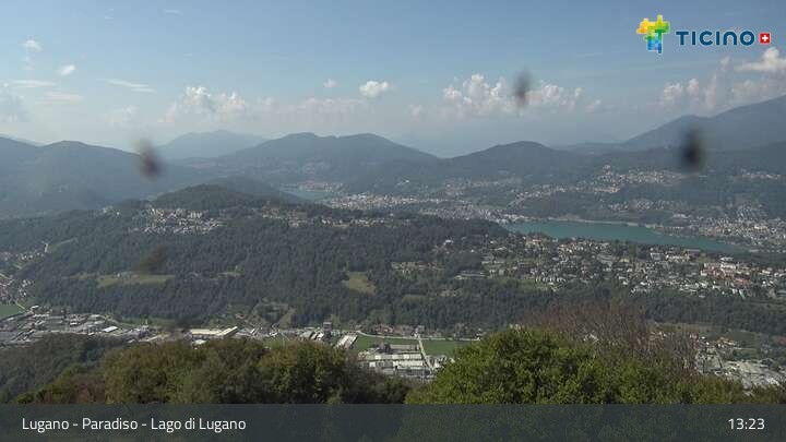 Archiv Foto Webcam Lugano - Paradiso: Monte San Salvatore