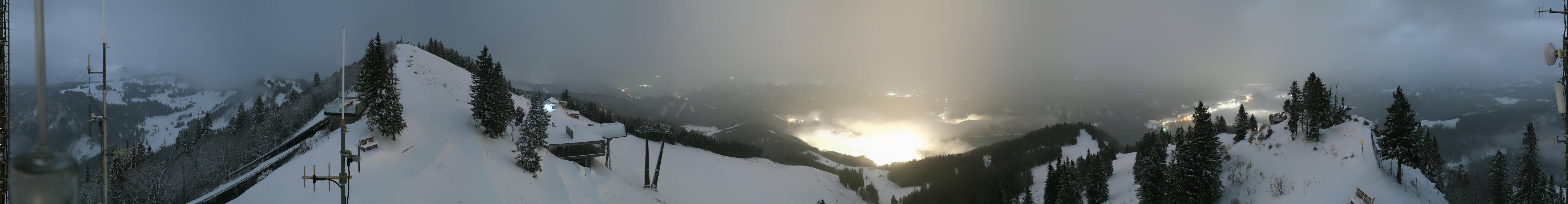 Archiv Foto Webcam Zwölferhorn im Salzkammergut