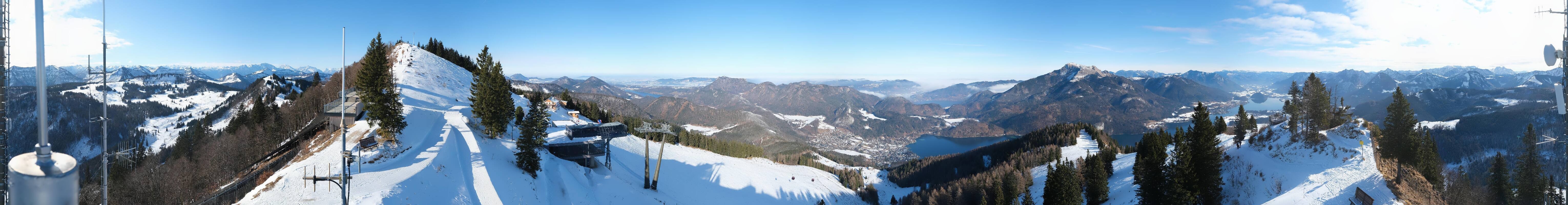 Archiv Foto Webcam Zwölferhorn im Salzkammergut