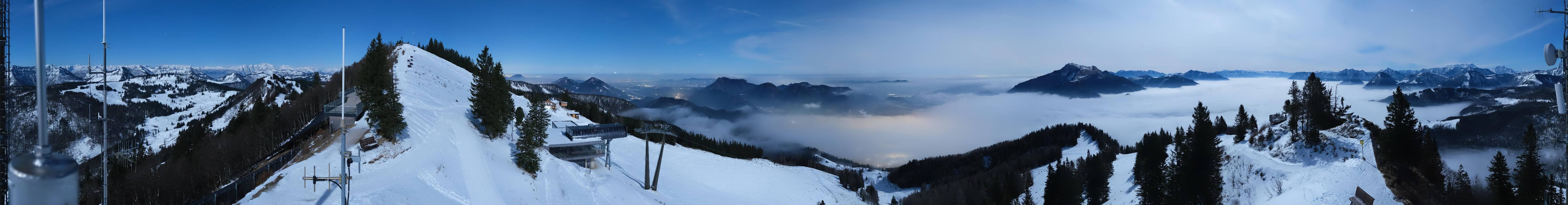 Archiv Foto Webcam Zwölferhorn im Salzkammergut