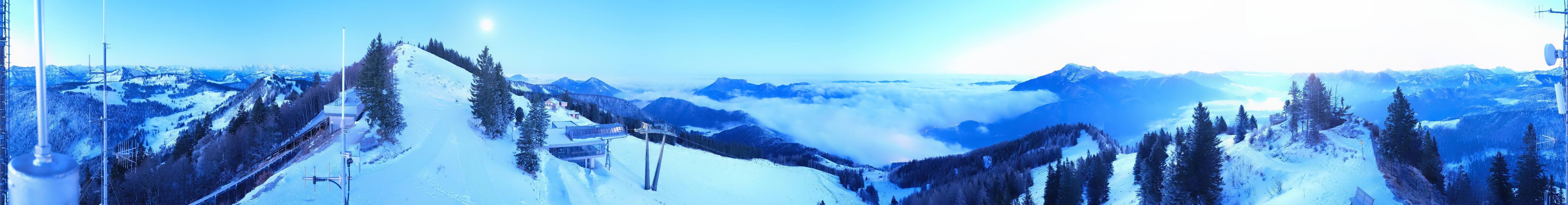 Archiv Foto Webcam Zwölferhorn im Salzkammergut