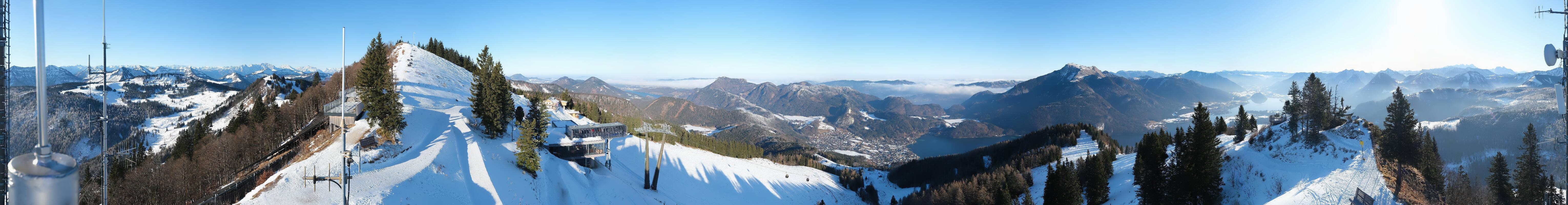 Archiv Foto Webcam Zwölferhorn im Salzkammergut