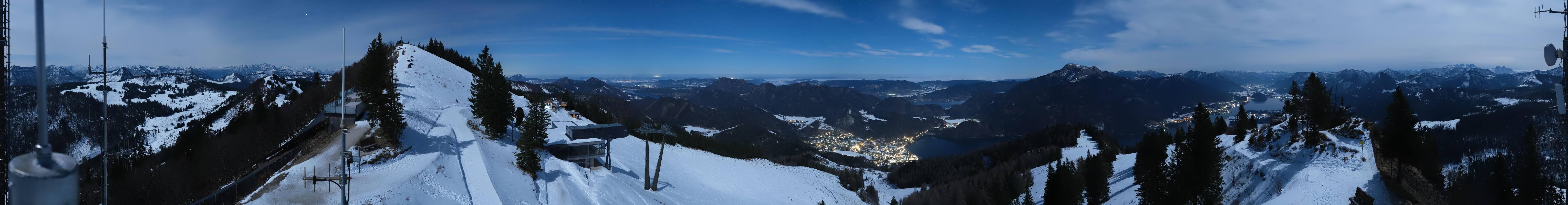 Archiv Foto Webcam Zwölferhorn im Salzkammergut