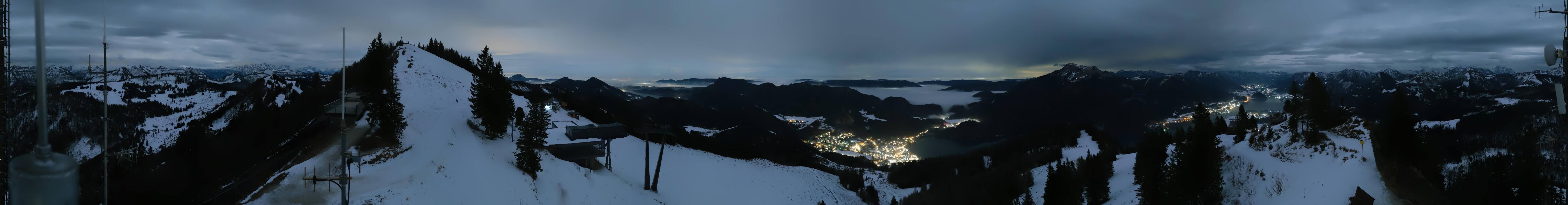 Archiv Foto Webcam Zwölferhorn im Salzkammergut