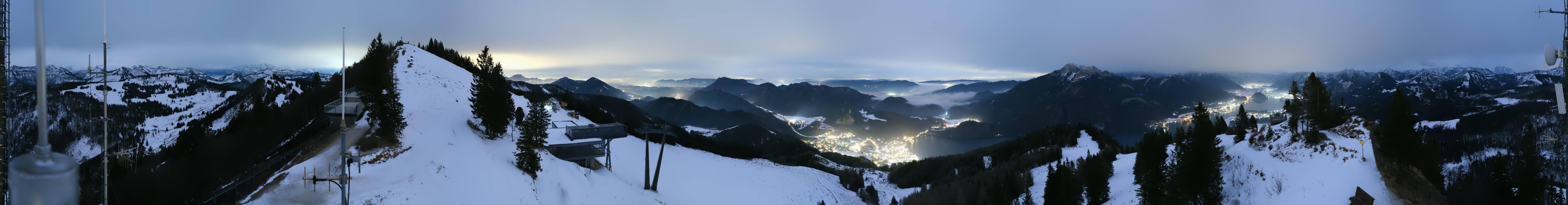 Archiv Foto Webcam Zwölferhorn im Salzkammergut
