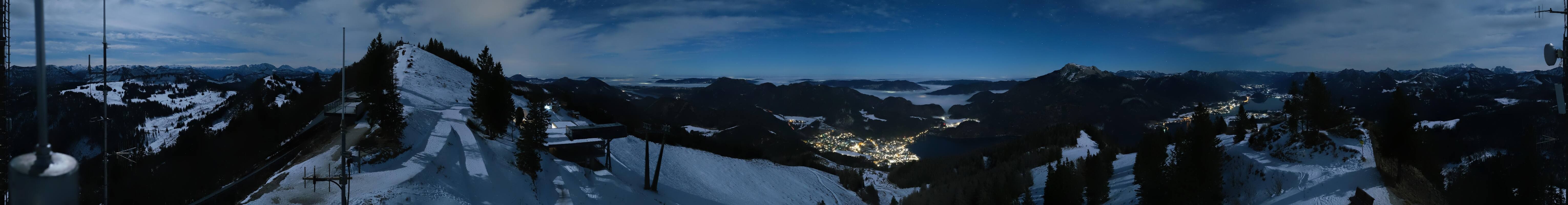 Archiv Foto Webcam Zwölferhorn im Salzkammergut