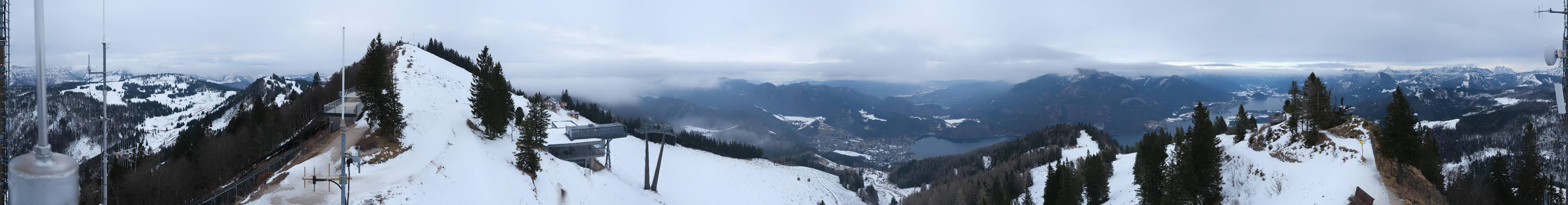 Archiv Foto Webcam Zwölferhorn im Salzkammergut