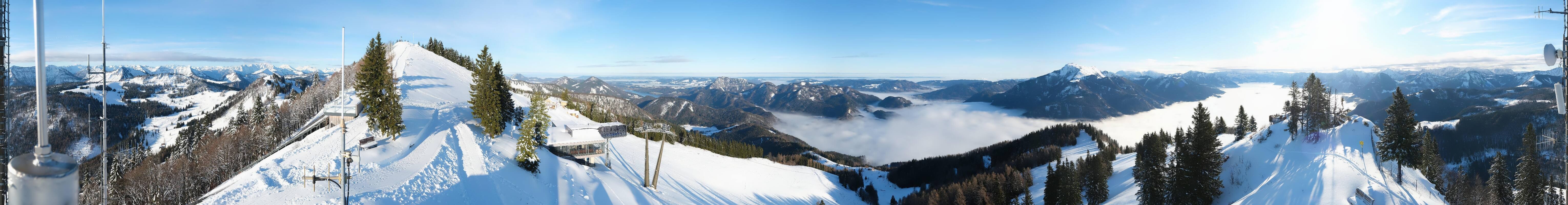 Archiv Foto Webcam Zwölferhorn im Salzkammergut