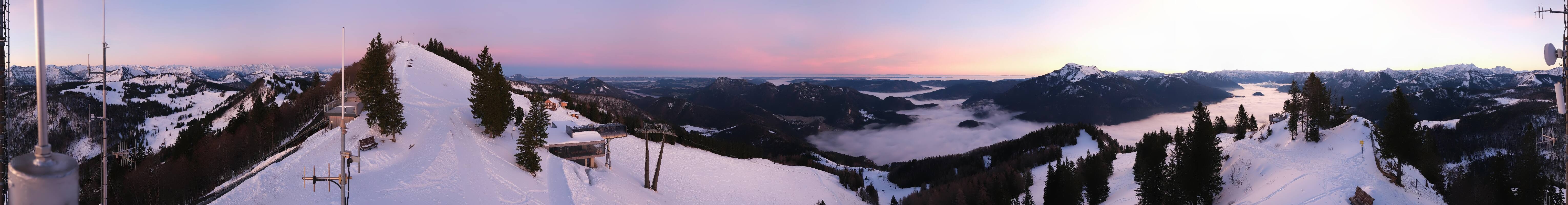 Archived image Webcam Zwölferhorn - Panoramic view