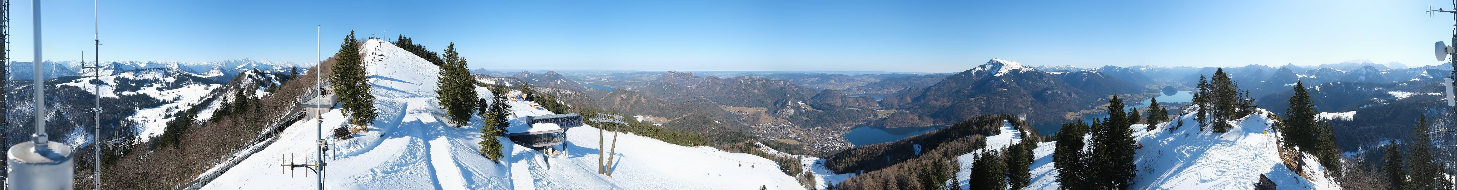 Archiv Foto Webcam Zwölferhorn im Salzkammergut
