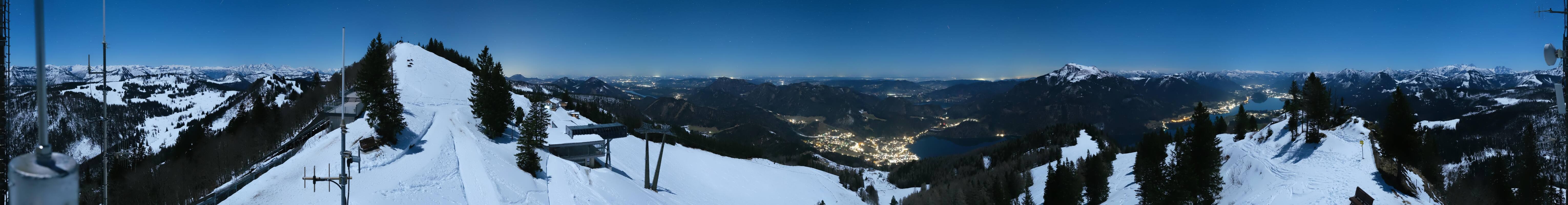Archiv Foto Webcam Zwölferhorn im Salzkammergut
