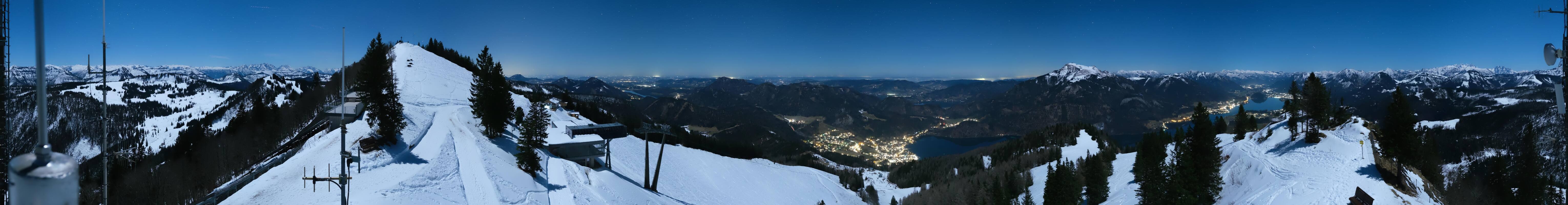 Archiv Foto Webcam Zwölferhorn im Salzkammergut