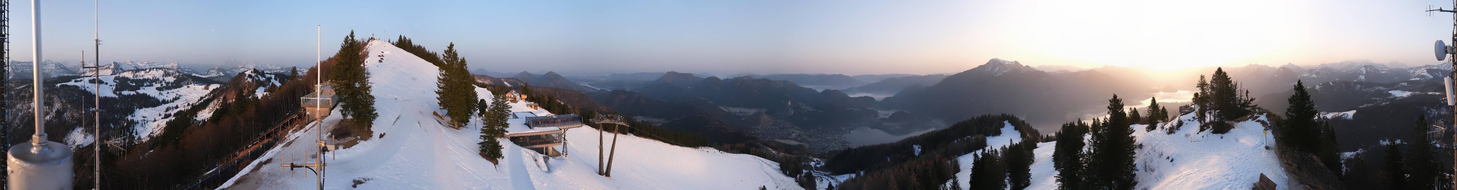 Archiv Foto Webcam Zwölferhorn im Salzkammergut