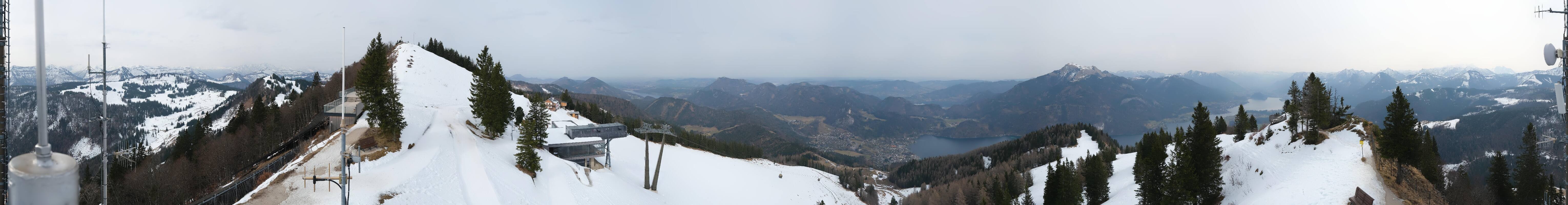 Archiv Foto Webcam Zwölferhorn im Salzkammergut