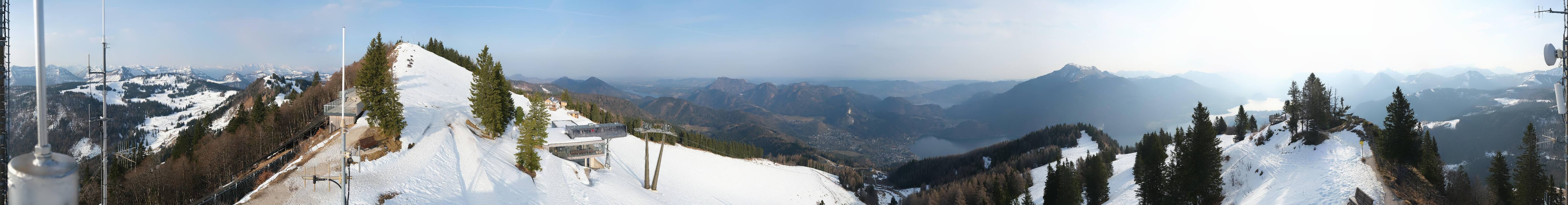 Archiv Foto Webcam Zwölferhorn im Salzkammergut