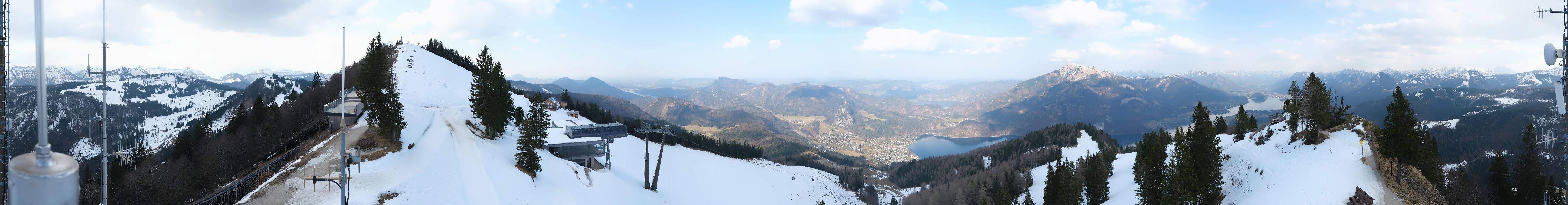 Archiv Foto Webcam Zwölferhorn im Salzkammergut