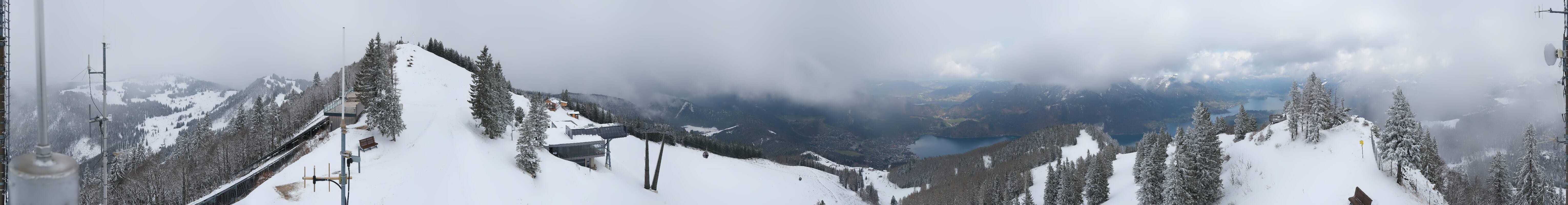 Archiv Foto Webcam Zwölferhorn im Salzkammergut