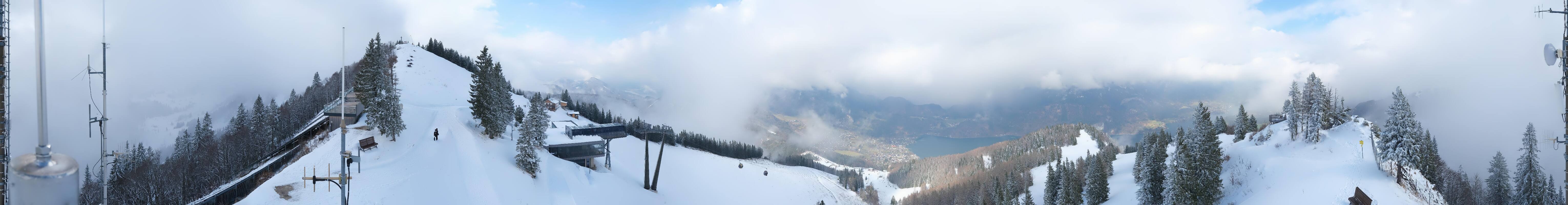 Archiv Foto Webcam Zwölferhorn im Salzkammergut