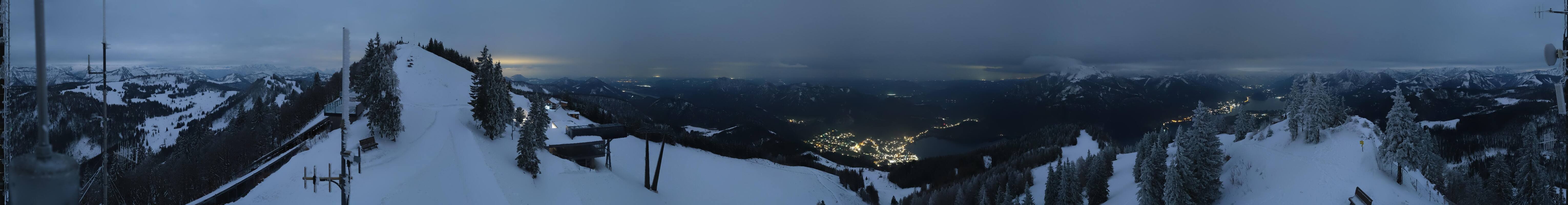 Archiv Foto Webcam Zwölferhorn im Salzkammergut