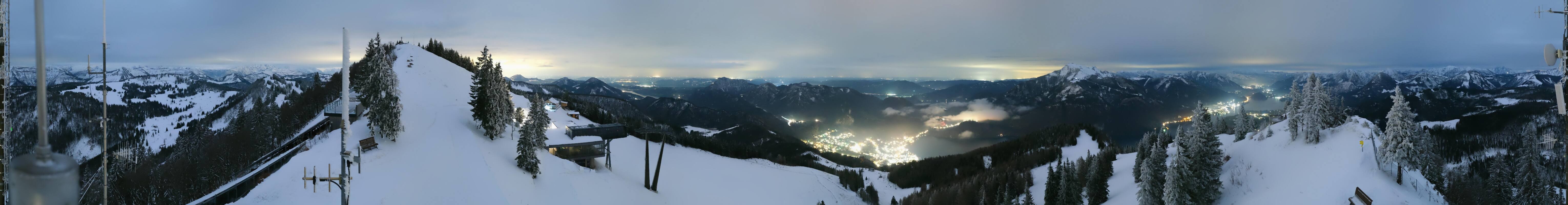 Archiv Foto Webcam Zwölferhorn im Salzkammergut
