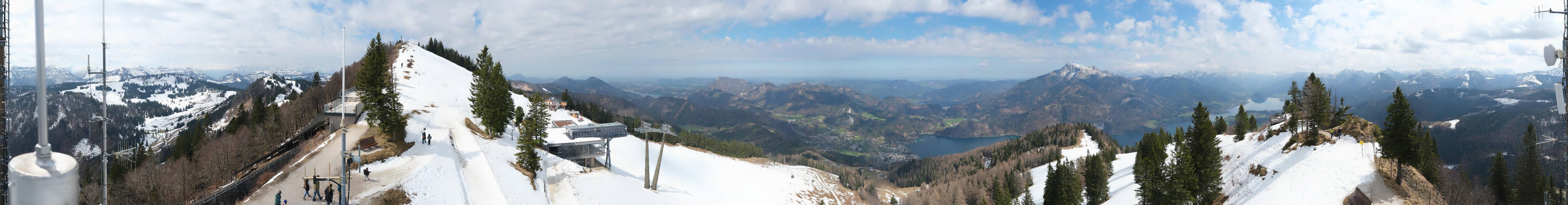 Archiv Foto Webcam Zwölferhorn im Salzkammergut