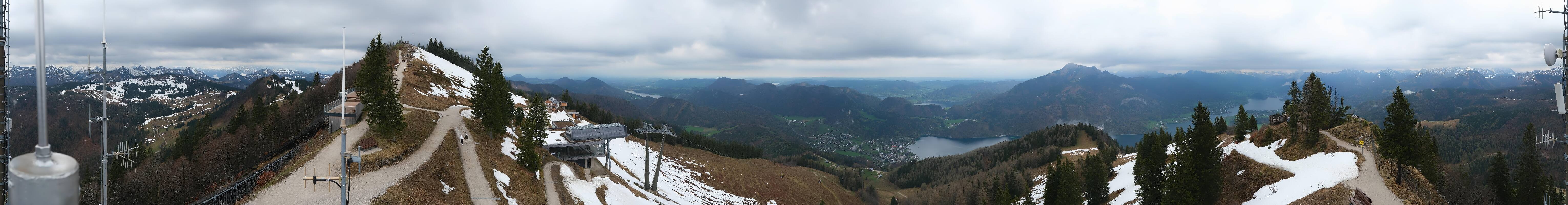 Archiv Foto Webcam Zwölferhorn im Salzkammergut