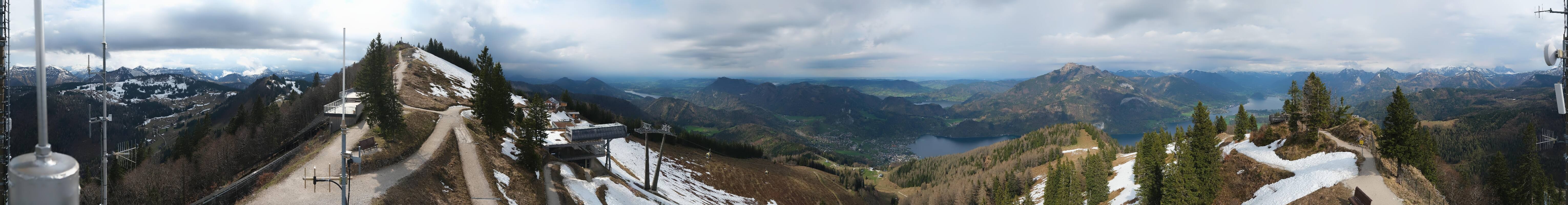 Archiv Foto Webcam Zwölferhorn im Salzkammergut