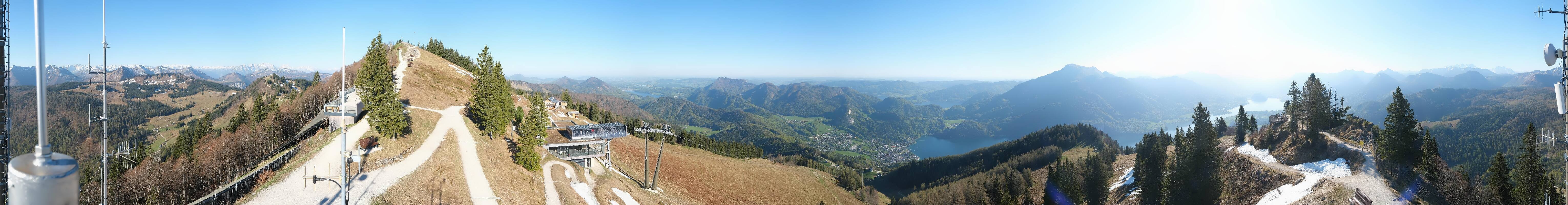 Archiv Foto Webcam Zwölferhorn im Salzkammergut
