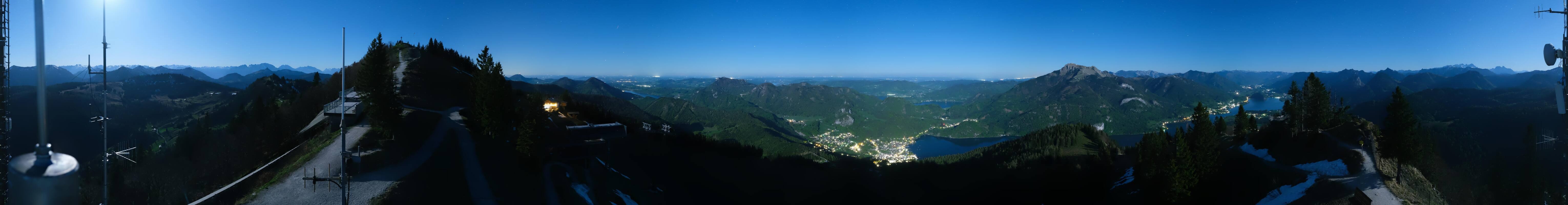 Archiv Foto Webcam Zwölferhorn im Salzkammergut