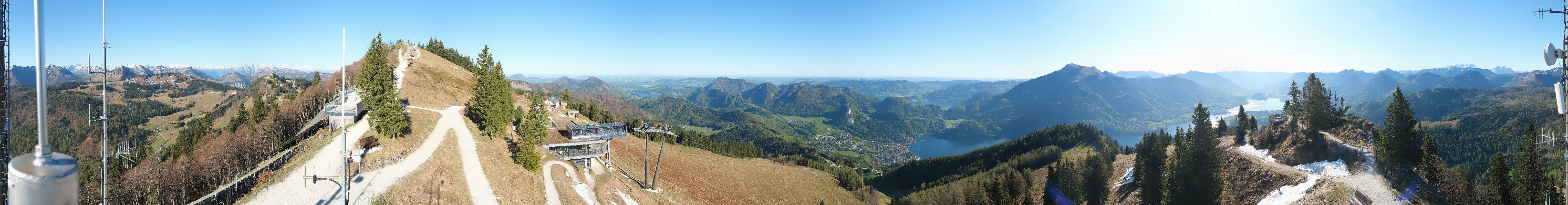 Archiv Foto Webcam Zwölferhorn im Salzkammergut