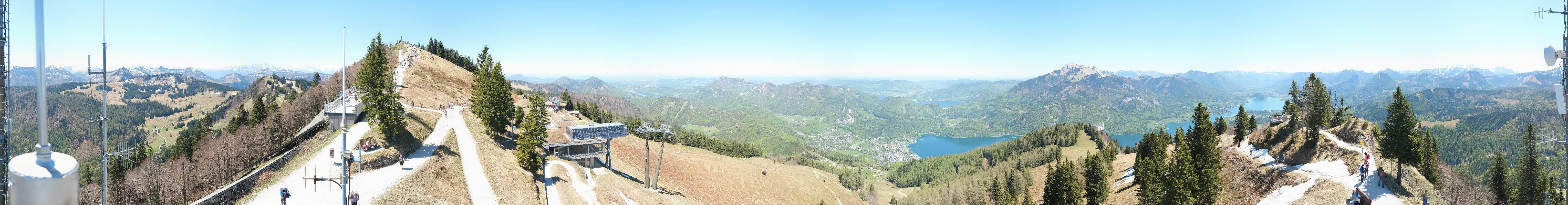Archiv Foto Webcam Zwölferhorn im Salzkammergut