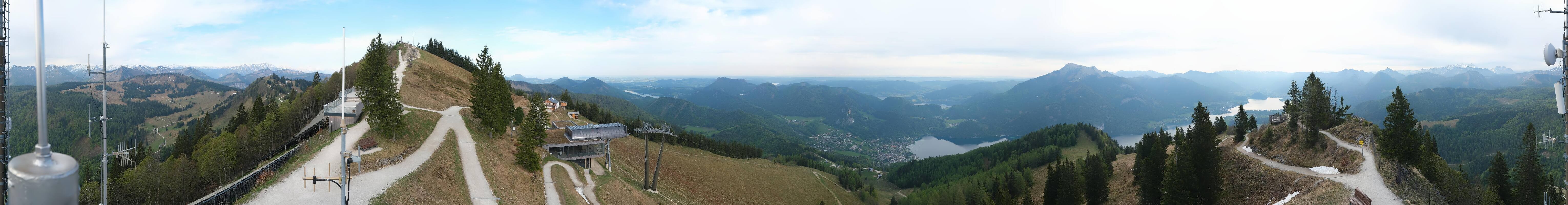 Archiv Foto Webcam Zwölferhorn im Salzkammergut