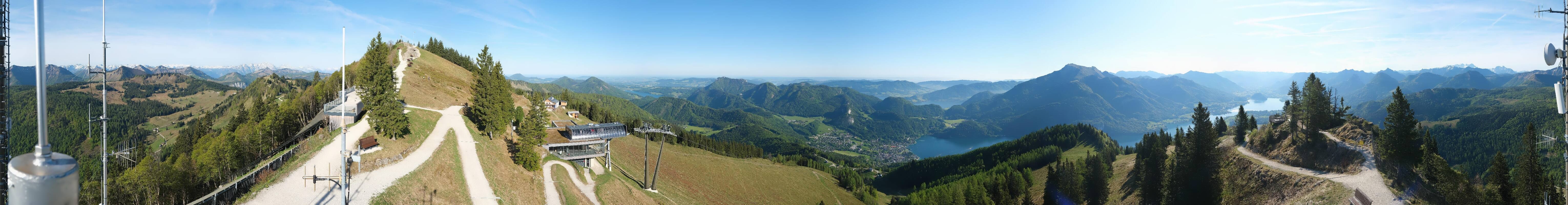 Archiv Foto Webcam Zwölferhorn im Salzkammergut