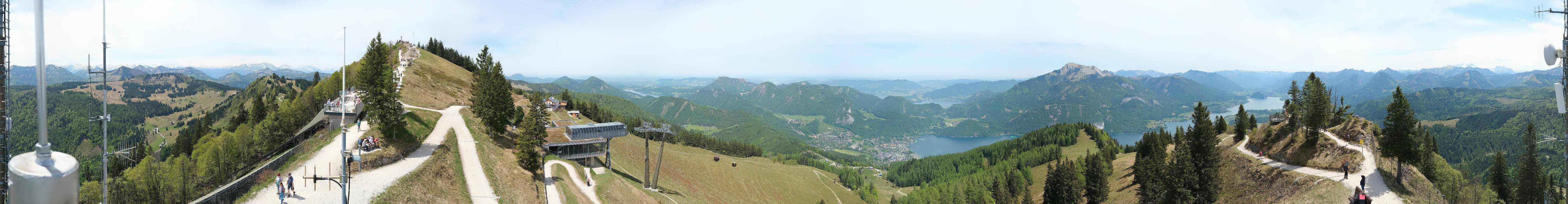 Archiv Foto Webcam Zwölferhorn im Salzkammergut