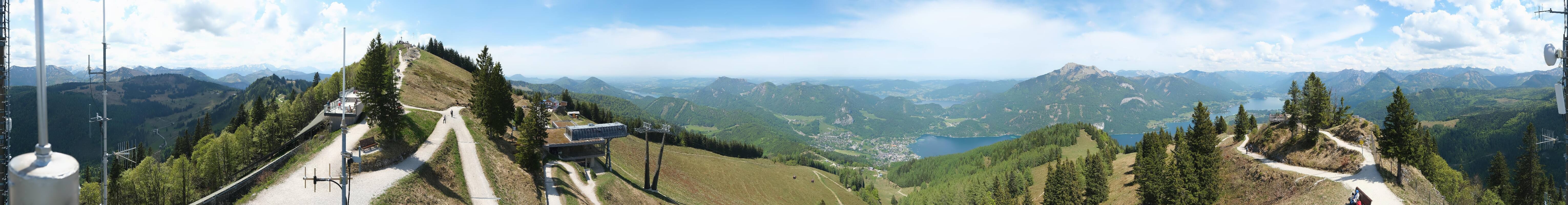 Archiv Foto Webcam Zwölferhorn im Salzkammergut