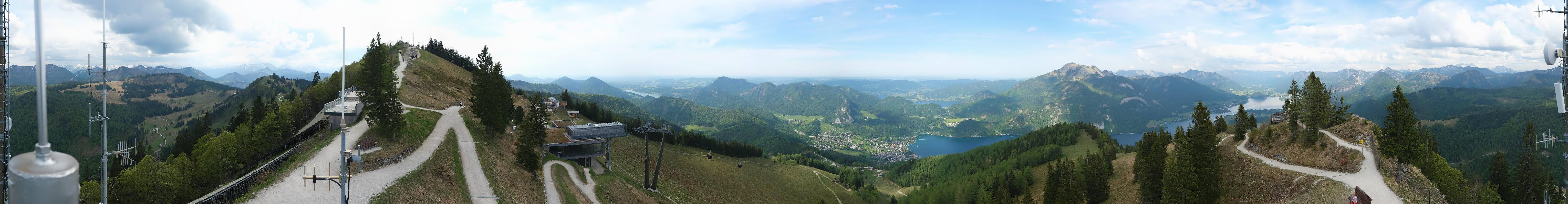 Archiv Foto Webcam Zwölferhorn im Salzkammergut