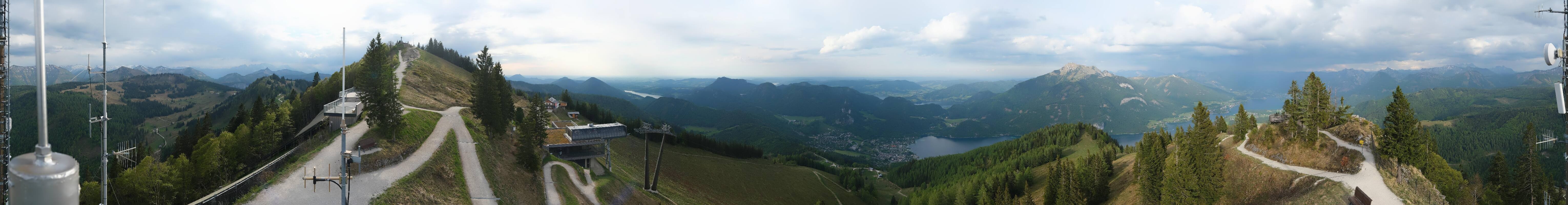 Archiv Foto Webcam Zwölferhorn im Salzkammergut