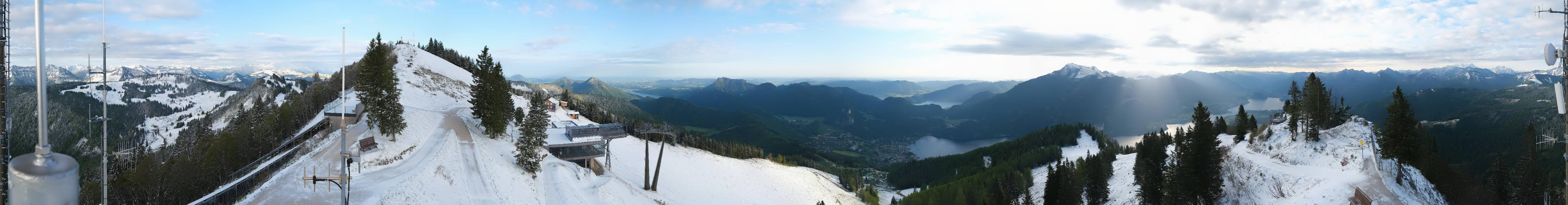 Archiv Foto Webcam Zwölferhorn im Salzkammergut