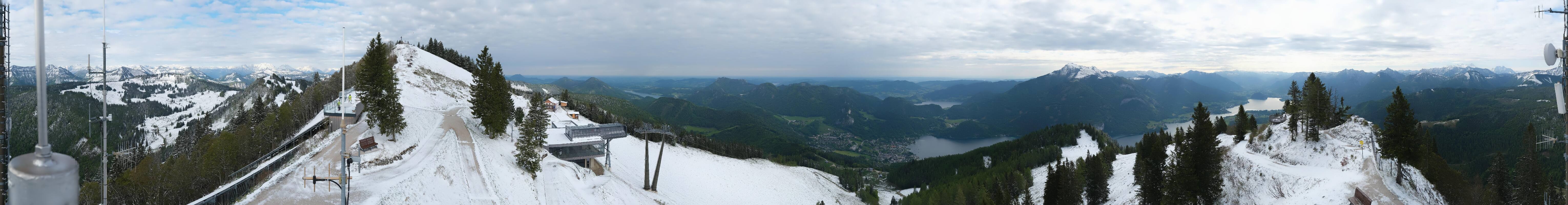 Archiv Foto Webcam Zwölferhorn im Salzkammergut