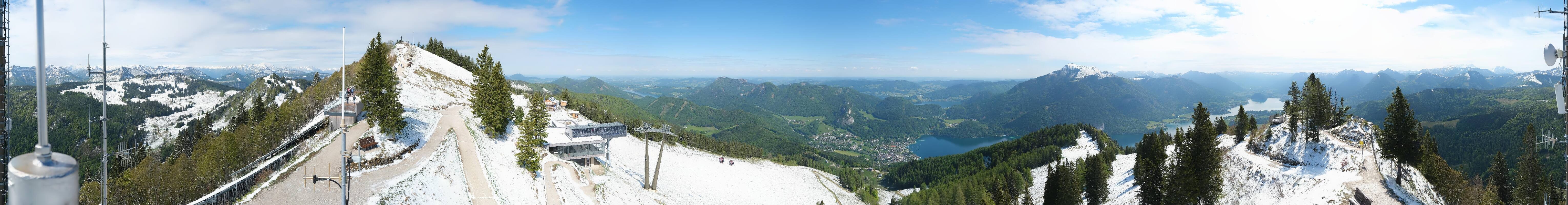 Archiv Foto Webcam Zwölferhorn im Salzkammergut