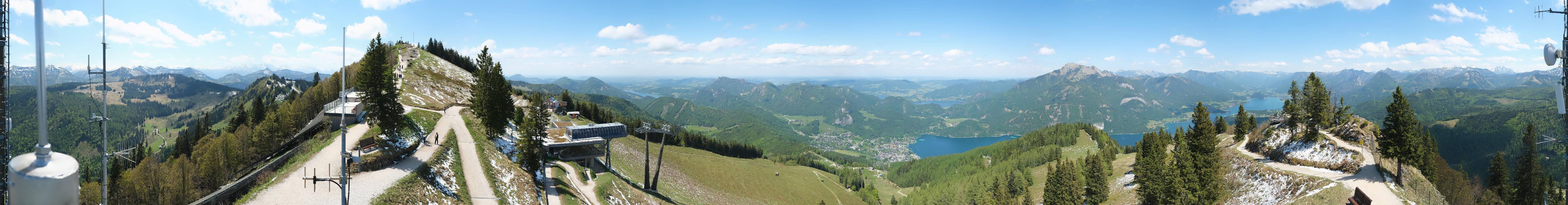 Archiv Foto Webcam Zwölferhorn im Salzkammergut