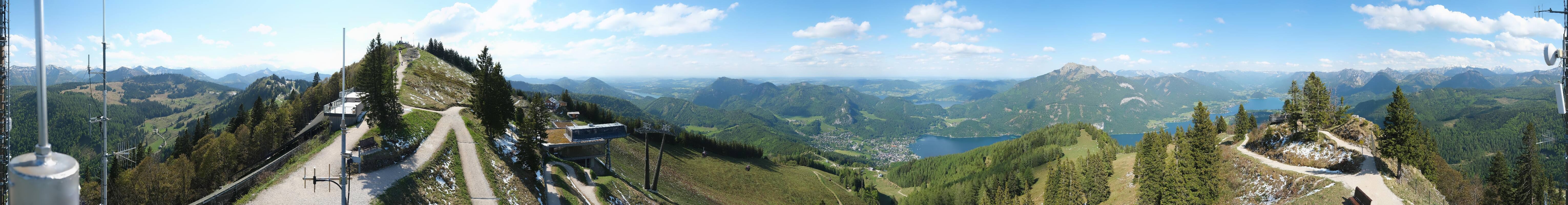 Archiv Foto Webcam Zwölferhorn im Salzkammergut