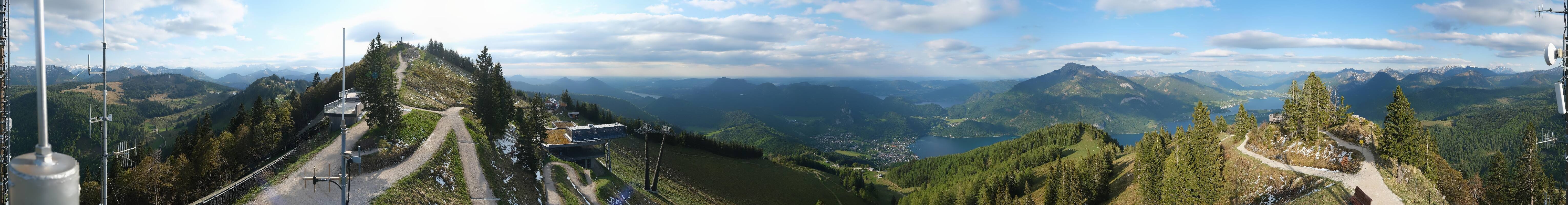 Archiv Foto Webcam Zwölferhorn im Salzkammergut